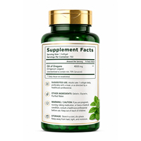 OEM/ODM Huile d'origan sauvage, extrait à base de plantes, capsules molles d'huile d'origan, compléments alimentaires de qualité alimentaire pour la santé