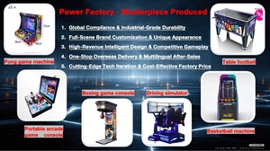 ตู้เกมหยอดเหรียญ Xunying พร้อมแผงวงจรเกม MONEY รองรับไฟ 110/220V ปรับแต่งได้ ทนทานต่อสภาพอากาศ ผลิตจากโลหะ ภาษาอังกฤษ รับประกัน 1 ปี - Product Image 5