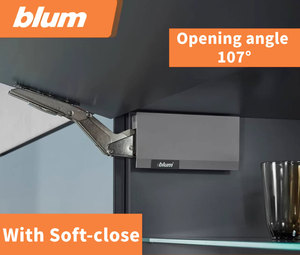 Sistema de elevación superior Blum1 AVENTOS HK con SERVO-DRIVE y piezas adicionales, color gris claro - Product Image 4