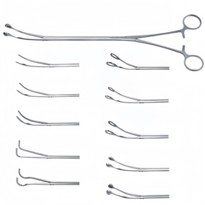 Pinça Médica Manual de Alta Qualidade para Cirurgia Laparoscópica Minimamente Invasiva, <span class=keywords><strong>Forceps</strong></span> Torácico para Aperto de Pulmão, Reutilizável - Product Image 1