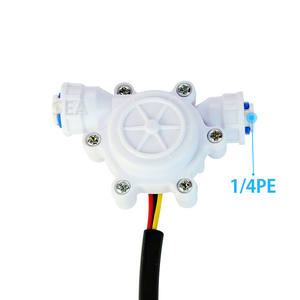 Sensor de Flujo de Líquido PE 1/4 de Bajo Precio, Medidor de Flujo Electrónico con Cable para Caldera de Café, Sensor de Medición de Agua Blanca ZJ-S305 OEM ODM - Product Image 5