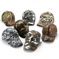 Gorra de Béisbol con Camuflaje Digital Personalizado, para Campismo, Caza, Táctica, con Visera Curva, Ajustable, de Algodón, para Hombre y Mujer, al por Mayor