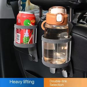2026 New Wholesale Multi-functional <strong>Car</strong> <strong>Hook</strong> <strong>Car</strong> Cup Holder Leather <strong>Car</strong> Seat Headrest Single <strong>Hook</strong> - Product Image 2