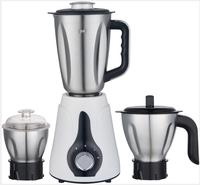 Nuevo Diseño 3 en 1: Procesador de Alimentos, Licuadora y Exprimidor de Acero Inoxidable con Motor de 850W y 3 Velocidades para Uso Doméstico y Hotelero
