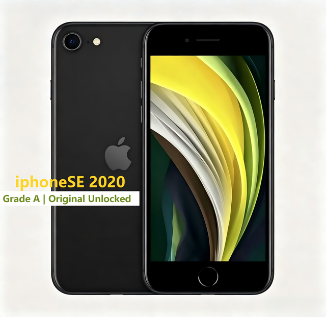 Used iPhone SE 2020 SE2 Original Unlocked 4G Smartphone Full Inspection Bulk Wholesale