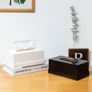 กล่องกระดาษทิชชู่อะคริลิค ประกอบประเภท 2 สี สินค้าแฮนด์เมดจากประเทศไทย กล่องกระดาษทิชชู่อะคริลิค เป็นที่เก็บผ้าเช็ดปาก - Product Image 2