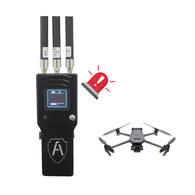 Handheld Drone Detector Solution 300m~6Ghz Full Frequency Video Transmission Tracker Drone Signal Detector