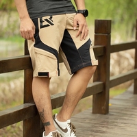 ROCKBROS — short rembourré et réfléchissant pour vélo pour hommes, pantalon résistant à l'eau et ample pour faire du cyclisme, du vélo en montagne ou d'équitation