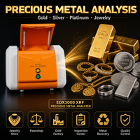 Analyseur de métaux précieux EDX3000, détecteur Si-PIN, testeur d'or, d'argent et de platine pour bijoux, refroidissement électrique, protection de sécurité, HD XRF