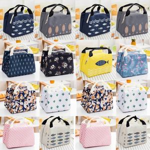Custom Cartoon Pattern Portable Bento Tote Bag <b>Insulated</b> Picnic Storage Pouch <b>Lunch</b> <b>Box</b> for Kids - Product Image 3
