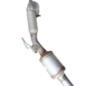 Katalitik konvertör yüksek performans emme ve egzoz valfleri VW Polo GTI 1.4T 2012 iniş borusu için susturucu iniş borusu - Product Image 2