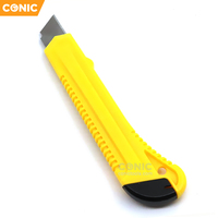 Couteau utilitaire rétractable ABS de 18mm de largeur pour la découpe et le déballage du papier Express