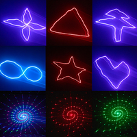 Lumière laser DJ à animation LED DMX512/Projecteur de faisceau activé par le son, lumières de fête, disco, télécommande, effets stroboscopiques, lumière de boîte de nuit