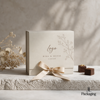 Boîte à chocolat personnalisée avec logo imprimé pour mini-cadeaux de mariage, présentoir à chocolat souvenir, emballage en papier de qualité supérieure, présentation de cadeau