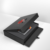 Maßgefertigte Luxus-Papier Magnetische Vertikale Karton Kreditkarten-Geschenkbox Verpackung Mit Logo Verpackung für Kreditkarten