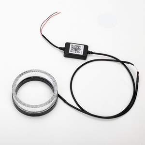 I9 3 pouces RGBW 12V Anneaux lumineux LED multicolores en forme de O pour phares avant, couvercle décoratif pour lentille de projecteur - Product Image 5