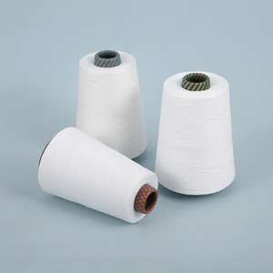 Hot bán 100Polyester 50/1 Vòng Spun nguyên Trắng Sợi cho dệt kim và dệt - Product Image 6