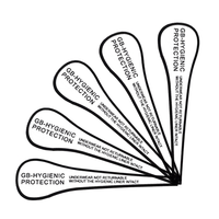 Autocollants transparents compostables pour maillots de bain, étiquettes personnalisées pour vêtements, pour l'emballage de bikinis et de sous-vêtements