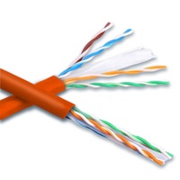 Cable LAN Cat6 para Interiores/Exteriores de Fábrica OEM/ODM, 305m UTP Ethernet 0.545+mm, PVC Duradero, Cobre Libre de Oxígeno, 250MHz 23AWG 100m