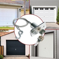 Serrure de porte de garage à déverrouillage d'urgence, remplacement universel, serrure extérieure à clé pour portes sectionnelles