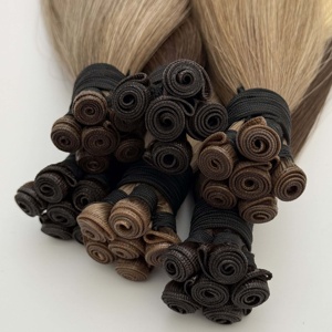 ผมต่อแบบยุโรป Genius Weft  แบบ Double Drawn  จัดเรียงเกล็ดผม  ไม่รับคืนผม Genius Weft Genius Weft - Product Image 1