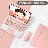 IPad 10.2 için arka klavye ile kılıf 10.9 11 inç Tablet kapak Touchpad klavye Mouse Combos silikon koruyucu kabuk
