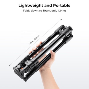 K234A0 + 1/2 KF09.101V1 K & F concepto superventas trípode plegable ligero multifuncional <span class=keywords><strong>mini</strong></span> trípode de <span class=keywords><strong>viaje</strong></span> portátil - Product Image 3
