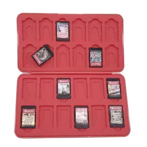 3D Relief Craftsmanship 24 In 1 For Nintendo Switch Game Card Case Holder Carry Storage Shell Silicone Cover Box Accessories