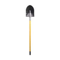 Pelle de lutte contre les incendies forestiers, pelle en acier avec manche en fibre de verre, pelle en métal