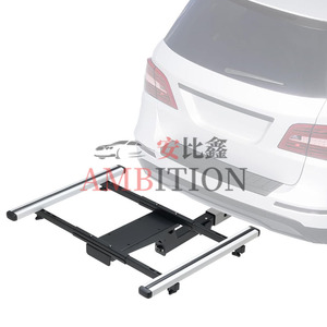 AMBITION Plateforme de porte-bagages multifonctionnelle, porte-bagages pliable adapté aux porte-vélos, paniers et boîtes à bagages 200 LBS - Product Image 2