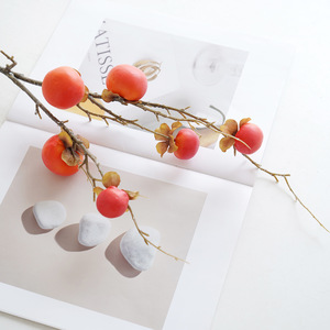 Ramas de Tomate Cherry Artificiales, Pequeñas, de Plástico Rojo, Decoración para el Hogar, Accesorios para Bodas, Arreglos Florales Modernos y Minimalistas - Product Image 4