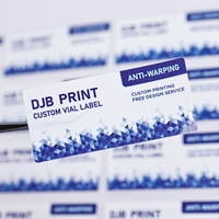 Etiquetas Personalizadas para Productos Farmacéuticos, Etiquetas para Viales de 3 ml y 10 ml, Etiquetas para Viales con Estampado en Caliente y Relieve, Etiquetas para Viales de 3 ml