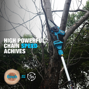 Sécateur de jardin électrique sans fil avec perche télescopique, ciseaux à batterie portables pour la taille des arbres et plantes | Pince de batterie - Product Image 5