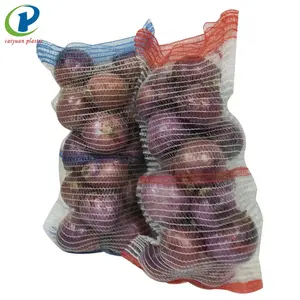 Chine top vente pas cher sacs de maille de raschel pour emballer la pomme de terre d'oignon