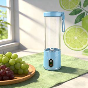 Blender-presse-agrumes sans fil 550 ml, recharge USB, silencieux, bec verseur - Idéal pour la salle de sport et la voiture - Product Image 1