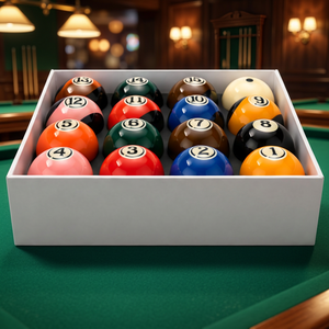 Juego de Billar Estándar de 9 Bolas - Bolas de Snooker de Resina de Tamaño Completo para Entretenimiento en el Hogar - Product Image 1