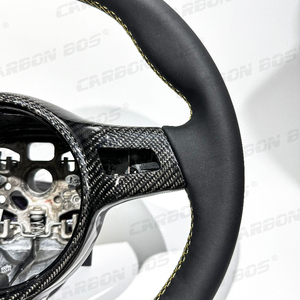 Volante de cuero para <span class=keywords><strong>Porsche</strong></span> Panamera 970 971 Cayenne Macan 996 997 718 991 911 Volante de cuero personalizable - Product Image 2