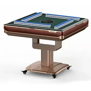 Cheap Factory Price Hot-selling folding Mahjong machine automatic Mahjong table with universal wheel