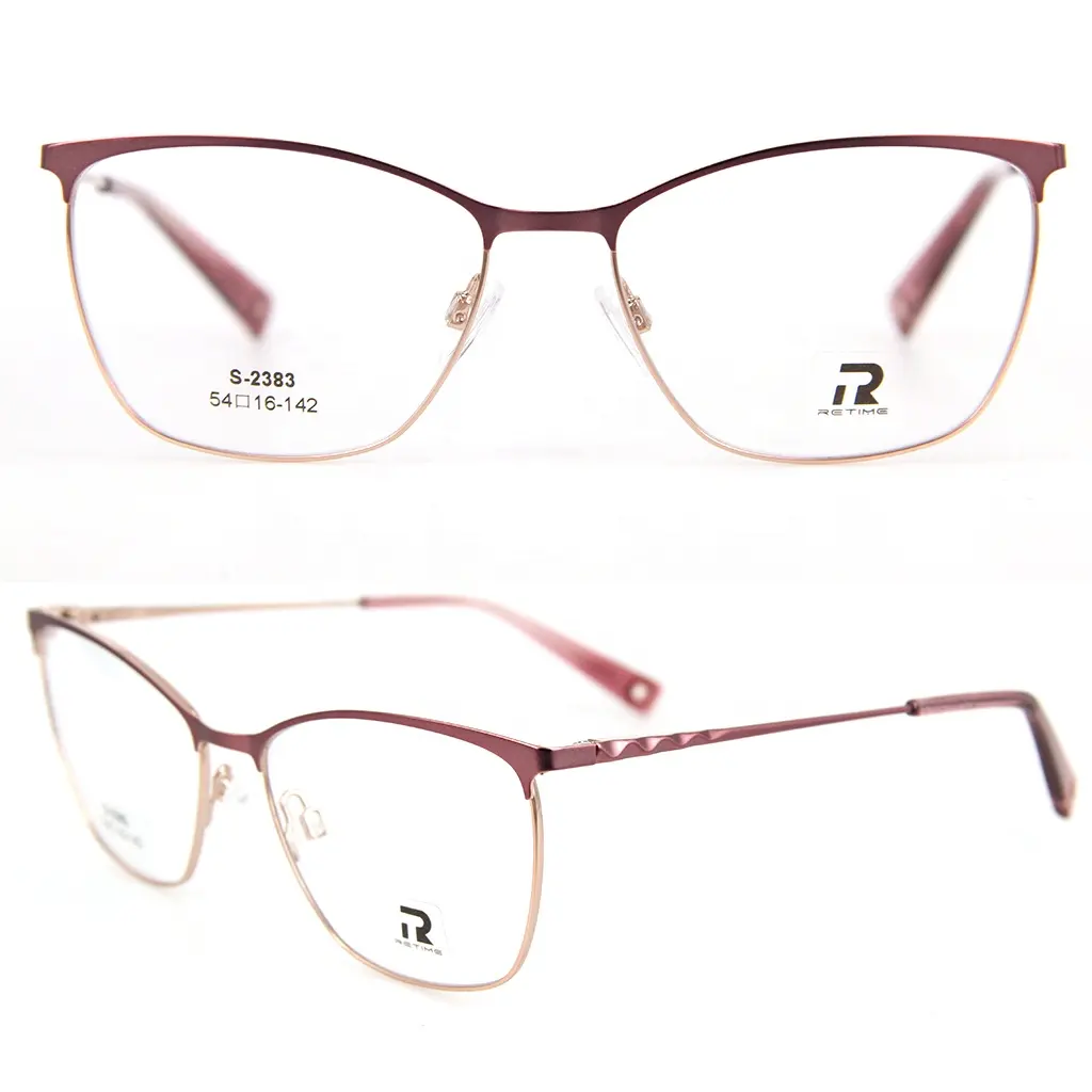 Eyewear Frame Glasses Supplier New Retro Creative Fashion Women Eye Round Eyewear Frames Glasses