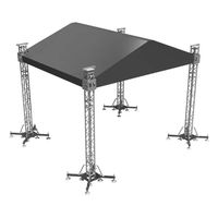 Armaduras plegables móviles modulares portátiles de aleación de aluminio con capacidad de carga de 1000kg para eventos de escenario