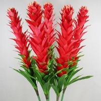 Bunga Lily Jahe Buatan Grosir, Tangkai Tunggal untuk Dekorasi Pernikahan, Festival, Hotel, dan Rumah