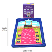 Tapis de Prière Éducatif pour Enfants avec Robe Musulmane Abaya et Sac – Kit Pédagogique Islamique