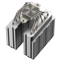 Coolleo Etian B60T ECO Classic Edition Ventilateur CPU 6 Caloducs Couvercle supérieur en métal 260W Capacité de refroidissement PWM 4pin CPU refroidisseur d'air
