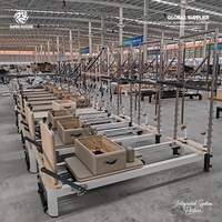 Fabricant professionnel de matériel de fitness, machine de Pilates Reformer commerciale avec noyau en bois d'érable