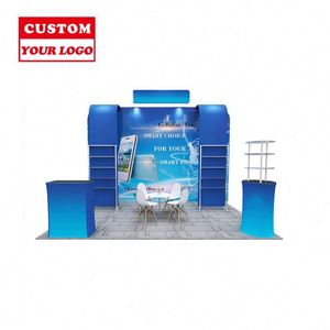 Stand de Exhibición Portátil Popular con Tela Tensada para Ferias Comerciales, Diseño de Stand de Exhibición, Equipo para Ferias Comerciales - Product Image 1