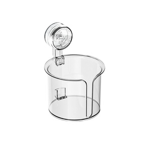 Suction Cup Toilet Paper Holder Wall Mounted No Drill Required Circular Multipurpose Bathroom Storage Rack - Product Image 5