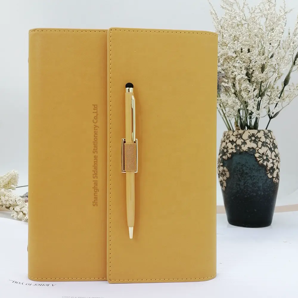 Loose-leaf Notebook PU Journal Custom Planner Executive Gift Set