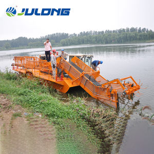 Colhedora de Plantas Aquáticas e Algas, Máquina Automática de Coleta de Lixo a Diesel para Jacinto d'Água - Product Image 4