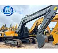 Excavatrice Hyundai 220 d'occasion 22 tonnes 2023 Modèle Cummins Engine Gearbox certifié CE/EPA Machines de construction à vendre