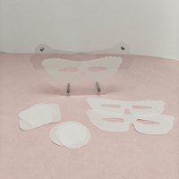 Masque facial en tissu non tissé hydratant, nourrissant, blanchissant, doux pour la peau, taille personnalisée